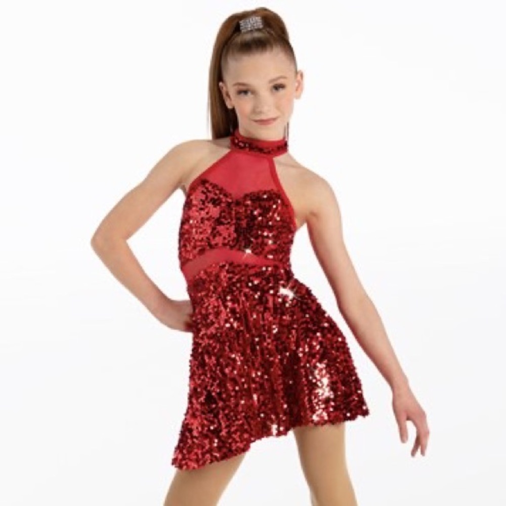 Weissman Showtime Can't Turn You Loose 8809 dance costume intermediate child